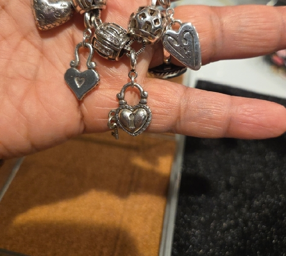Brighton Silver Heart Charm Bracelet - Picture 3 of 10